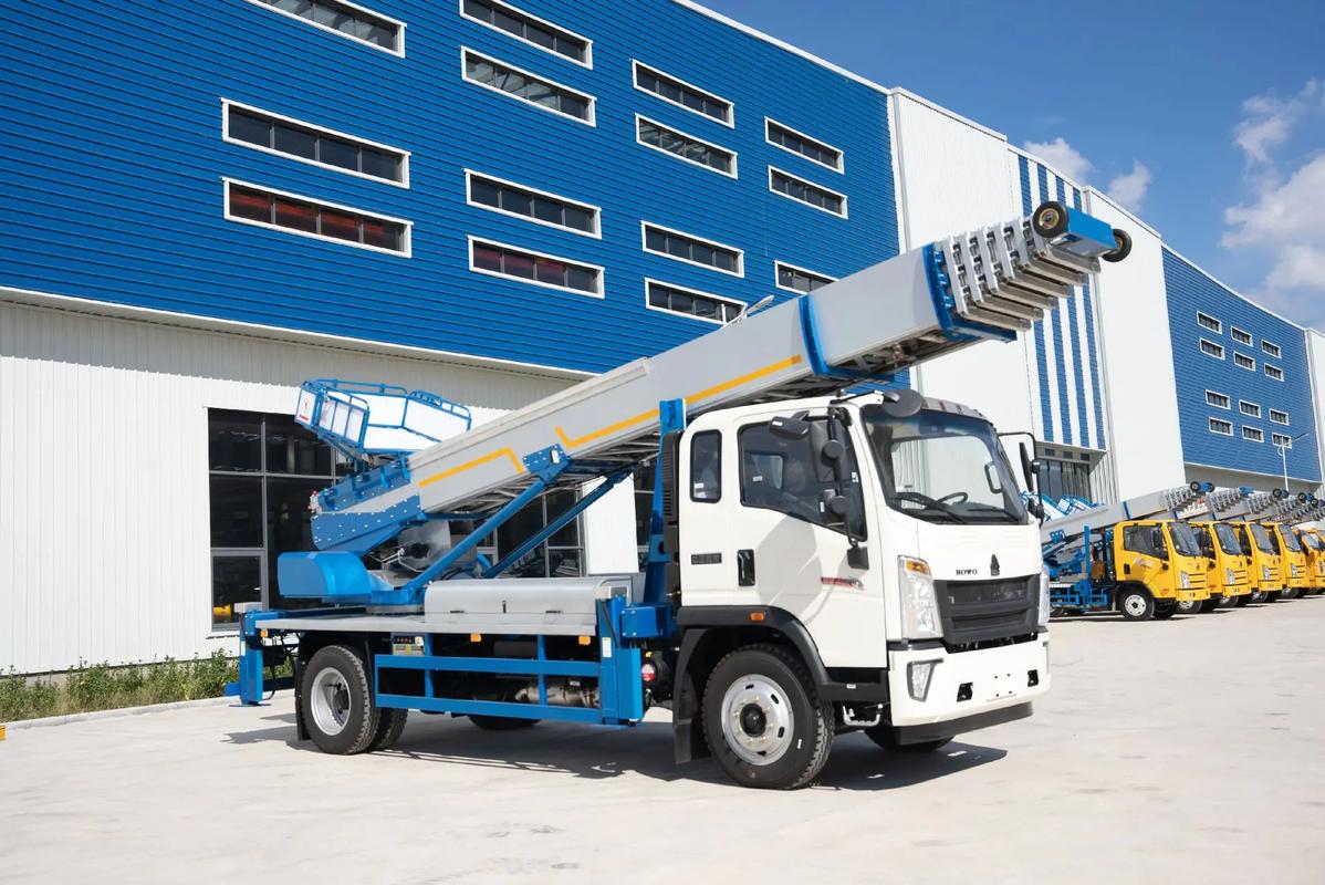 柘荣县出租云梯车高空作业车 建筑垃圾搬运